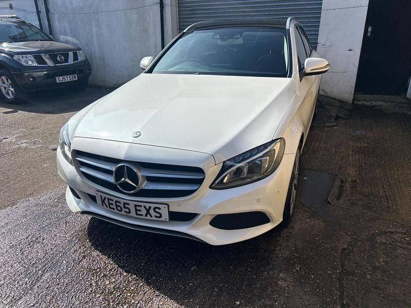 Used Mercedes C350e Premium 2016 White Estate