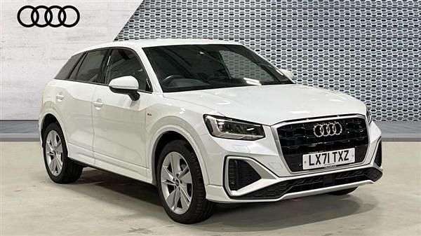 White Used 2021 Audi Q2 S-Line SUV | £20,747 (Fair price) - Image 1/4