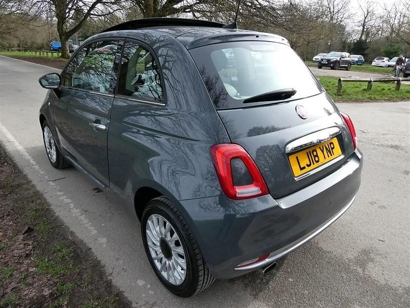 Used Fiat 500 Lounge 69 HP (50 kW) 2018 Grey Hatchback