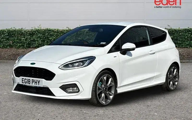 Used Ford Fiesta ST-Line X 140 HP (102 kW) 2018 White Hatchback