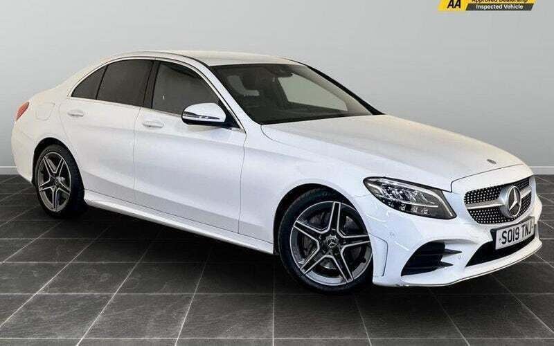 White Used 2019 Mercedes C300 AMG line Sedan | £14,895 (Good price) - Image 1/2