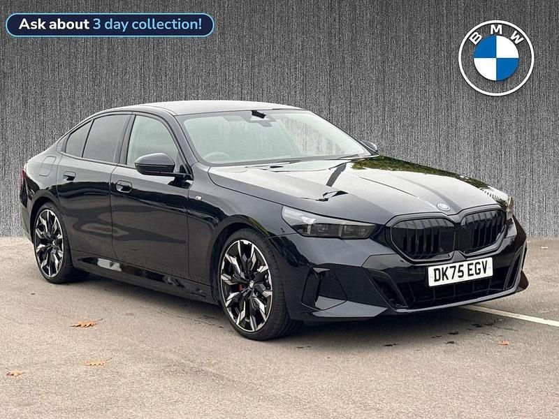 New BMW 530e M Sport 2025 Black Sedan