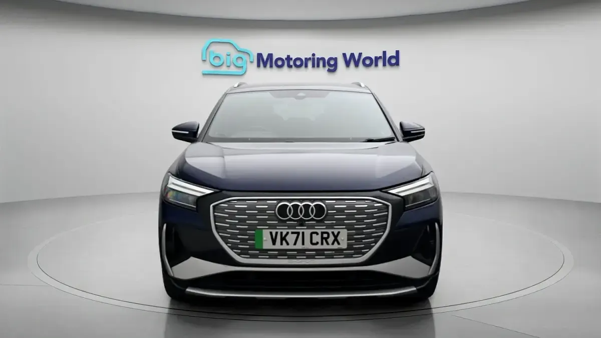 Used Audi Q4 e-tron S-Line 150 kW (204 HP) 2021 Blue SUV