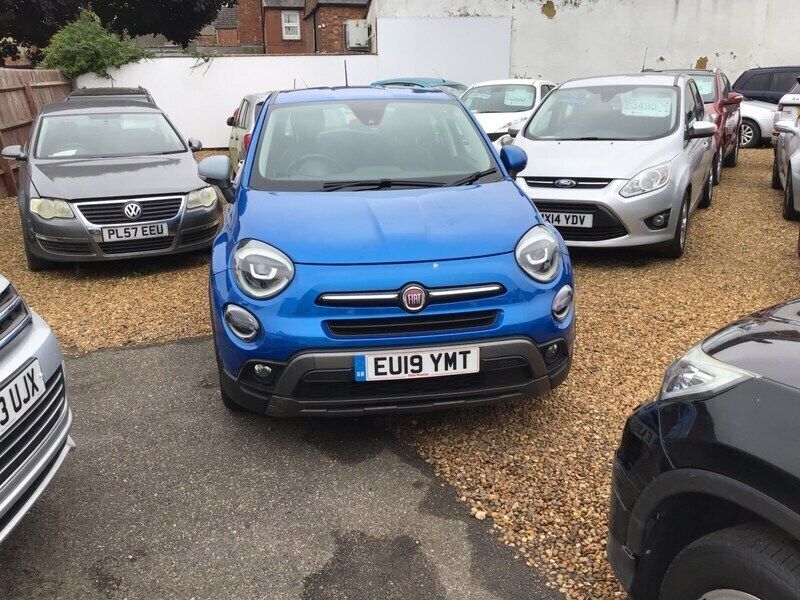 Blue Used 2019 Fiat 500X Cross SUV | £7,995 (Fair price) - Image 1/4
