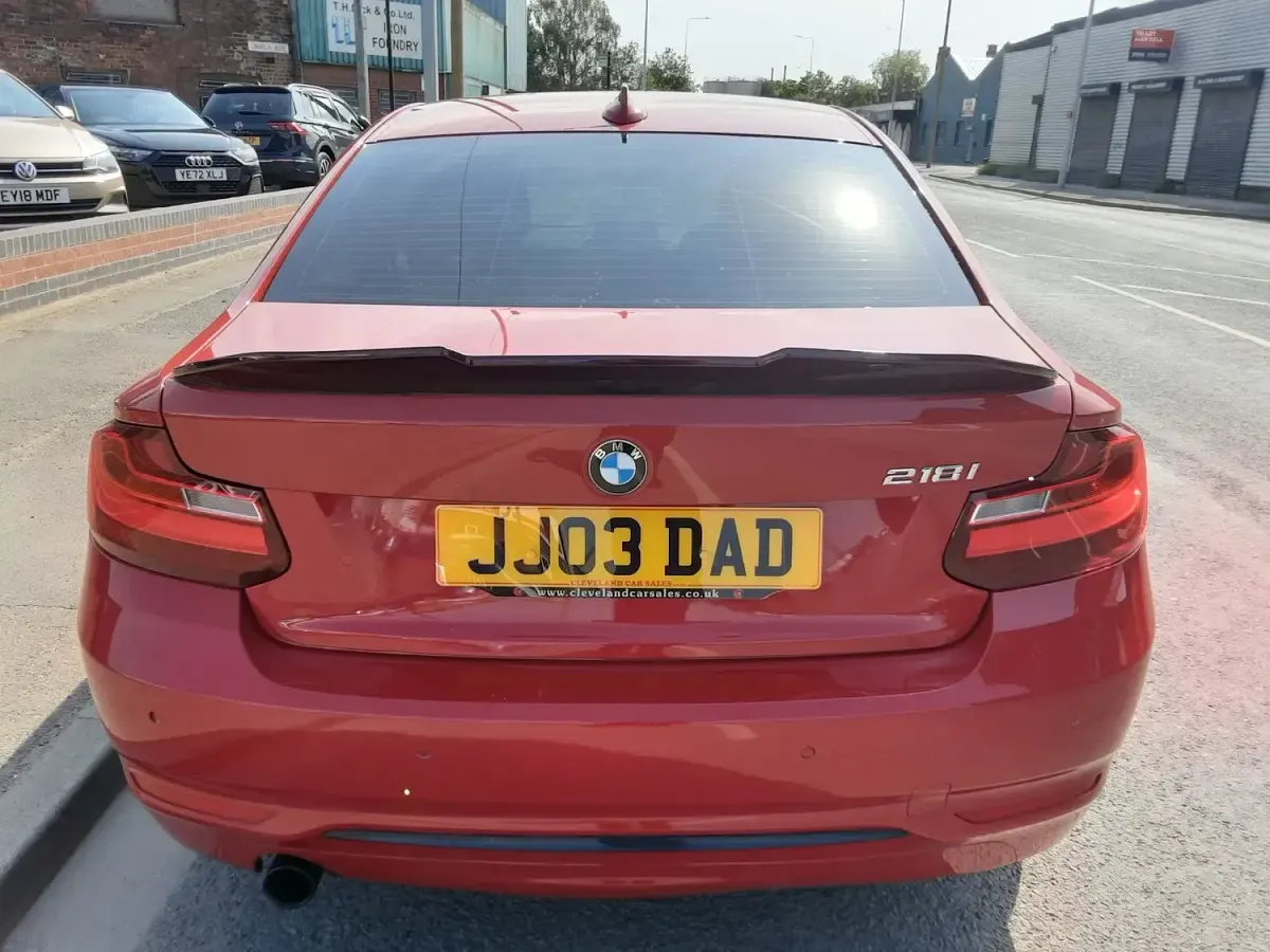 Used BMW 218 Sport Line 2016 Red Coupe