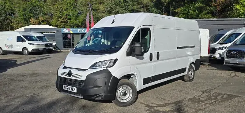 New Citroën Relay 2026 White Van