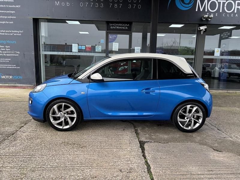 Used Vauxhall Adam Slam 70 HP (51 kW) 2016 Blue Hatchback
