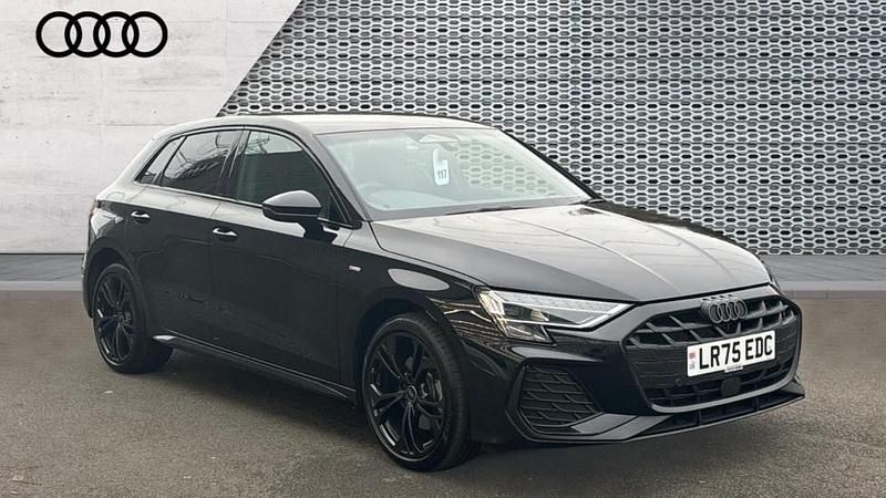 Black Used 2025 Audi A3 e-tron Black Edition Hatchback | £32,490 - Image 1/4