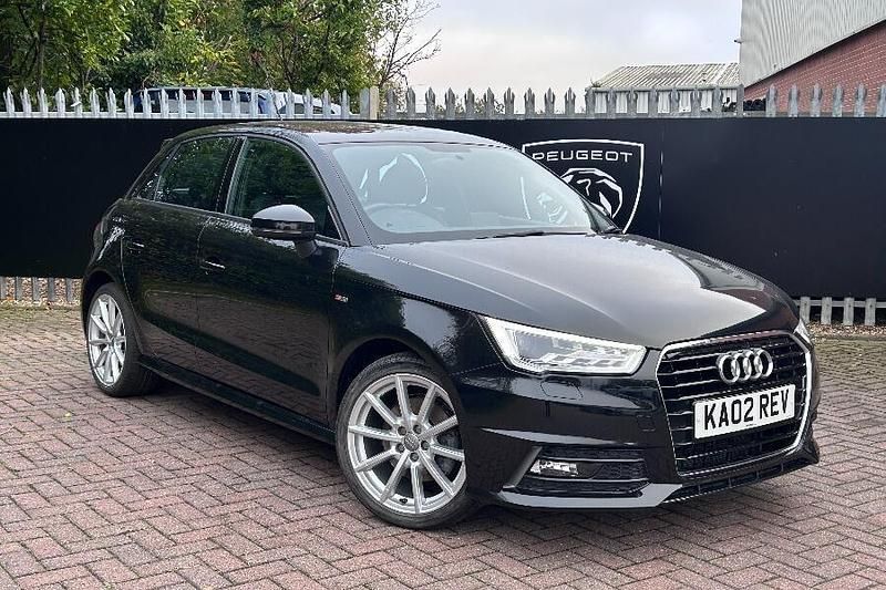 Black Used 2018 Audi A1 S-Line Hatchback | £12,901 (Good price) - Image 1/4