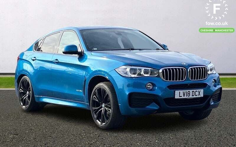 Blue Used 2018 BMW X6 M Sport SUV | £25,599 (Good price) - Image 1/4