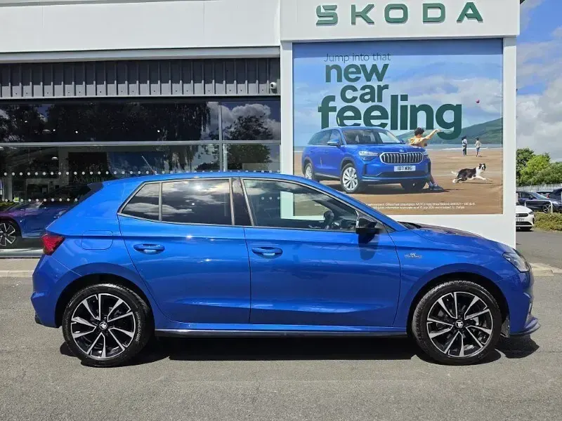 Used Skoda Fabia Monte Carlo 85 HP (62 kW) 2025 Blue Hatchback