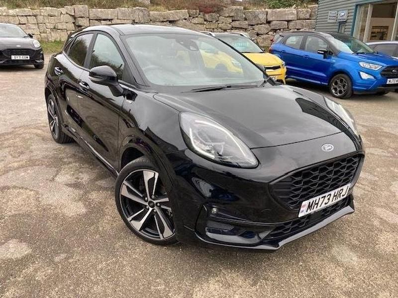 Agate black Used 2023 Ford Puma ST-Line X Hatchback | £18,475 (Fair price) - Image 1/4