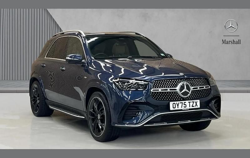 Used Mercedes GLE400 AMG Line Premium Plus 381 HP (280 kW) 2025 Metallic paint sodalite blue SUV