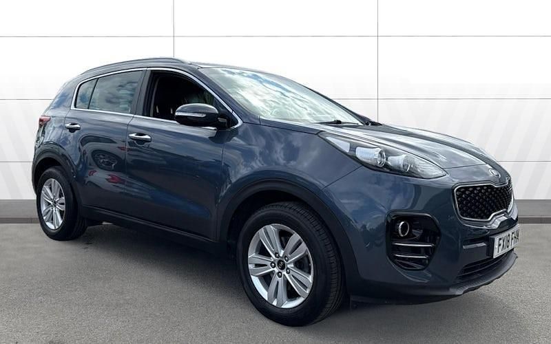 Blue Used 2017 Kia Sportage 2 SUV | £8,782 (Fair price) - Image 1/4