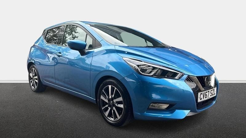 Blue Used 2017 Nissan Micra N-Connecta Hatchback | £8,198 (Fair price) - Image 1/4