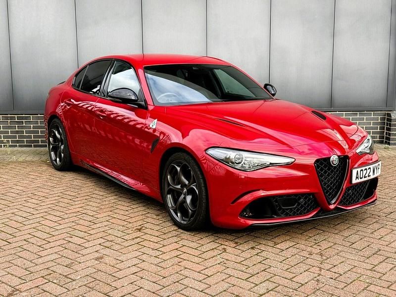 Red Used 2022 Alfa Romeo Giulia Quadrifoglio Sedan | £46,594 (Good price) - Image 1/3