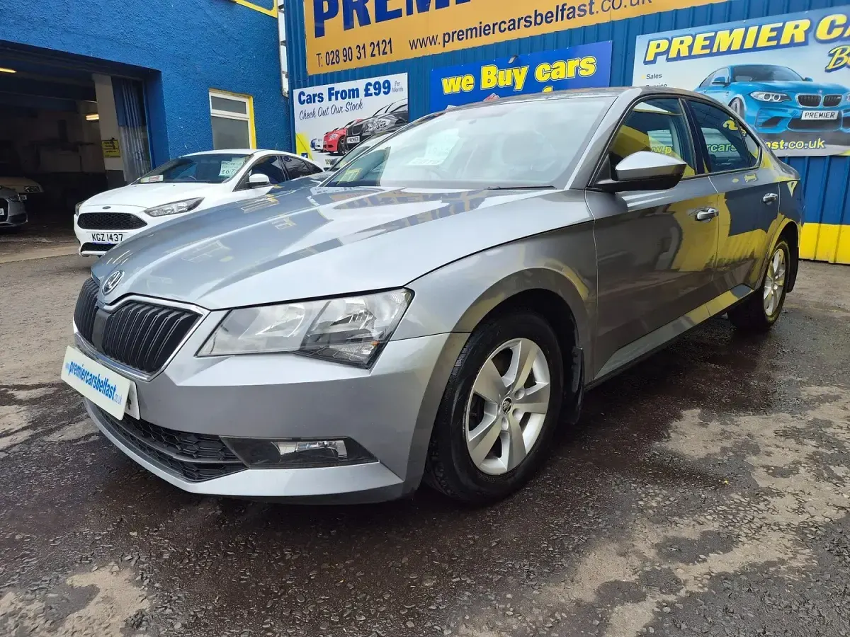Used Skoda Superb 120 HP (88 kW) 2018 Grey Hatchback
