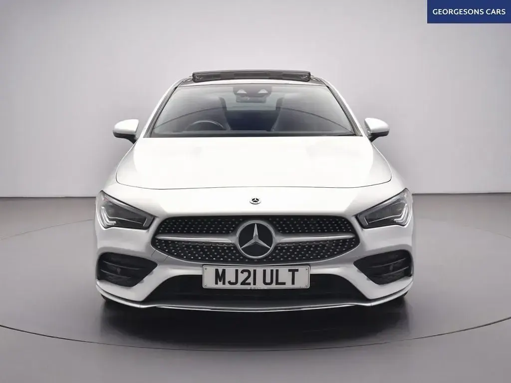 Used Mercedes CLA220 AMG line 190 HP (139 kW) 2021 Silver Sedan