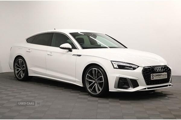 Used Audi A5 S-Line 163 HP (119 kW) 2022 White Coupe