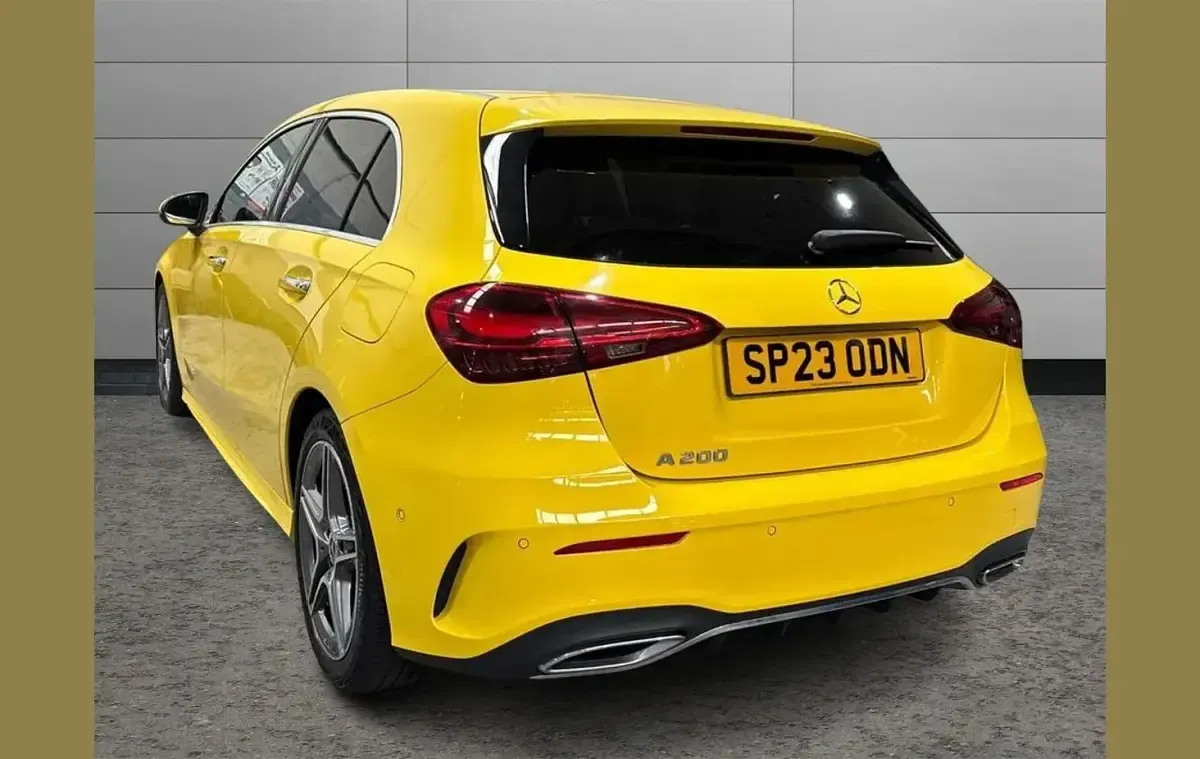 Used Mercedes A200 Executive 161 HP (118 kW) 2023 Yellow Hatchback