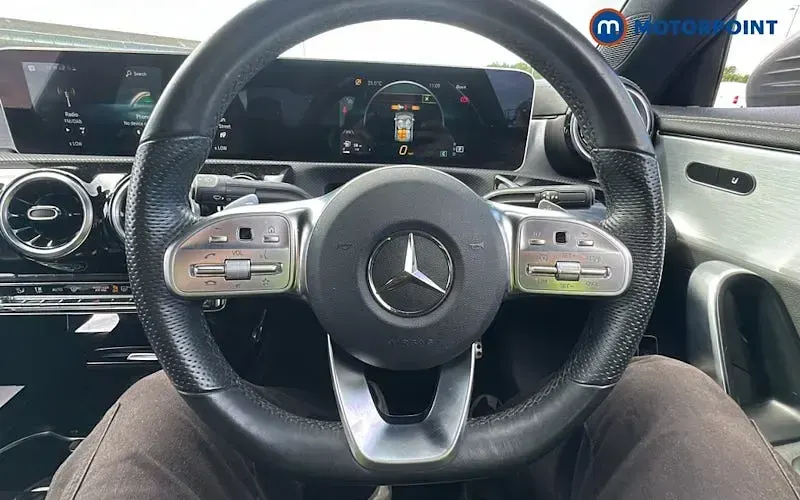 Used Mercedes CLA200 AMG line 163 HP (119 kW) 2019 Grey Coupe