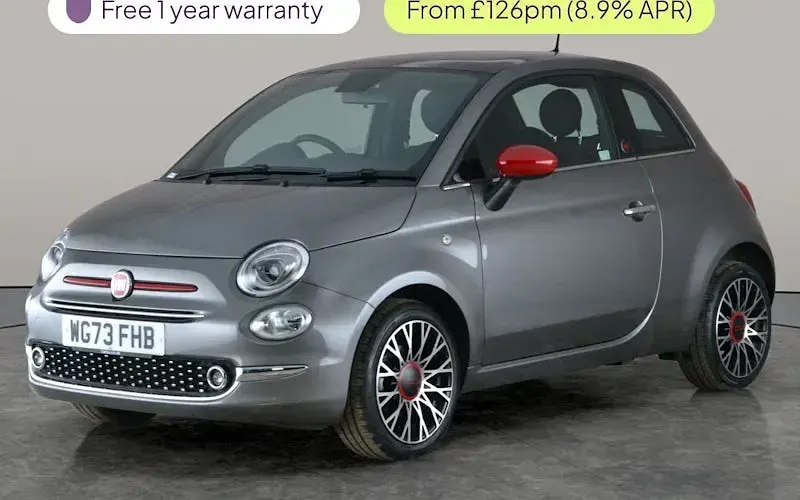 Used Fiat 500 Red 70 HP (51 kW) 2022 Hatchback