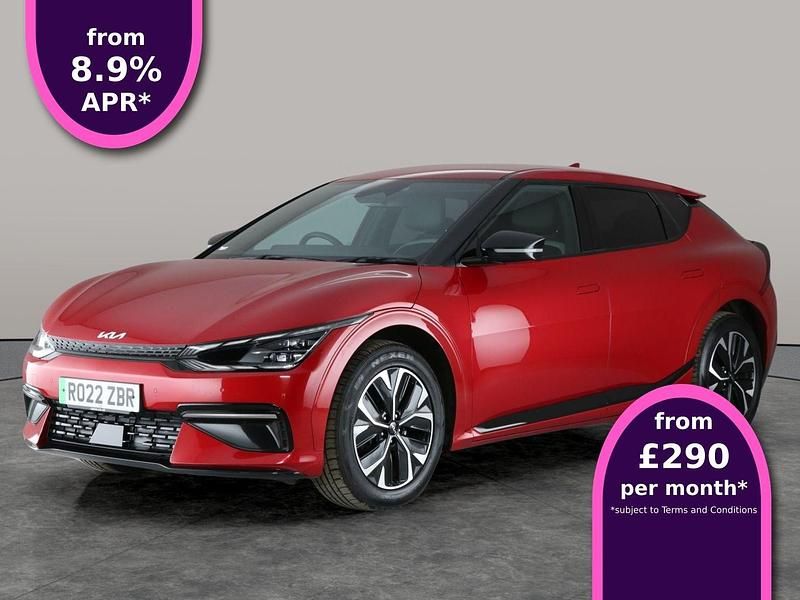 Red Used 2022 Kia EV6 3 SUV | £20,060 (Fair price) - Image 1/3