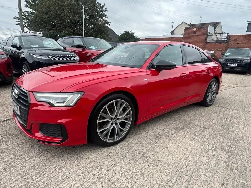Used Audi A6 Black Edition 2021 Red Sedan