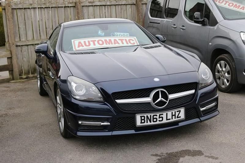 Used Mercedes SLK250 AMG 2015 Blue Cabriolet