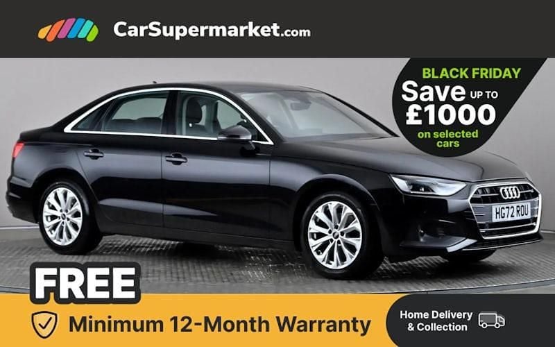 Black Used 2022 Audi A4 Comfort Sedan | £18,597 (Good price) - Image 1/3