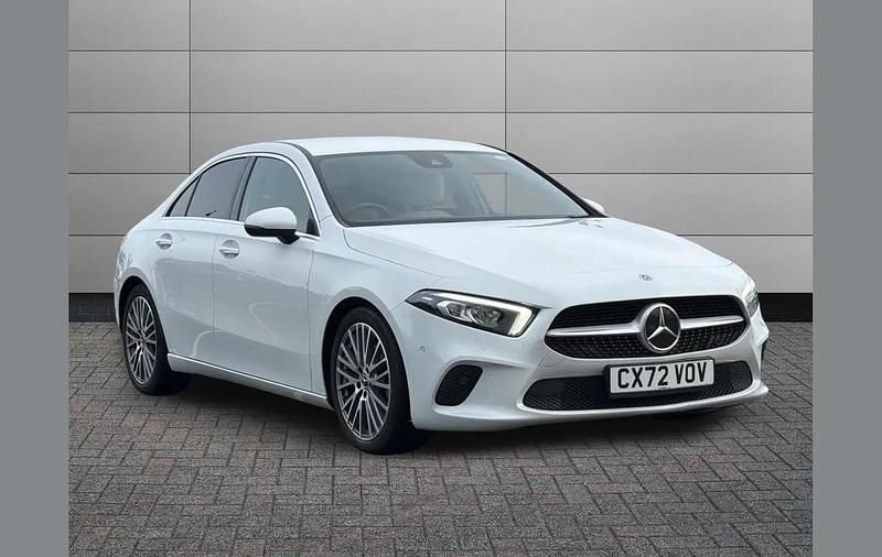 White Used 2022 Mercedes A200 Executive Sedan | £19,995 (Good price) - Image 1/4