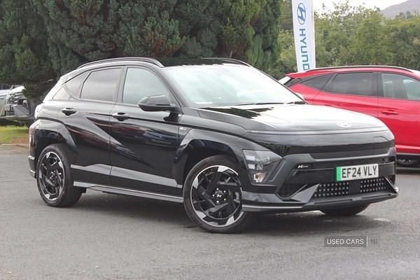 Black Used 2024 Hyundai Kona N Line SUV | £23,976 (Fair price) - Image 1/4