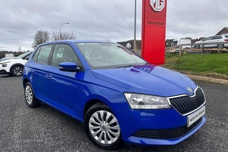 Used Skoda Fabia 75 HP (55 kW) 2019 Blue Hatchback