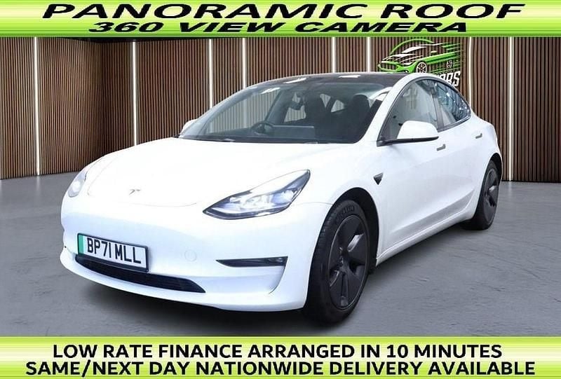 Used Tesla Model 3 Long Range AWD 258 kW (351 HP) 2022 White Sedan