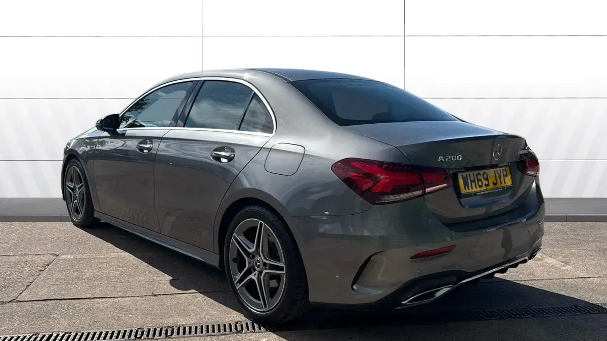 Used Mercedes A200 AMG Line Premium 163 HP (119 kW) 2019 Grey Sedan