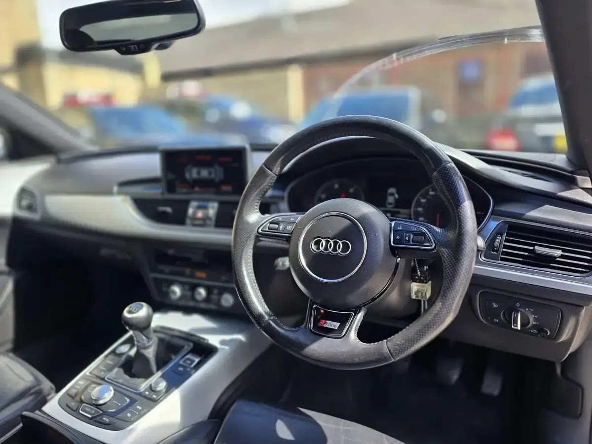Used Audi A6 S-Line 2014 White Sedan