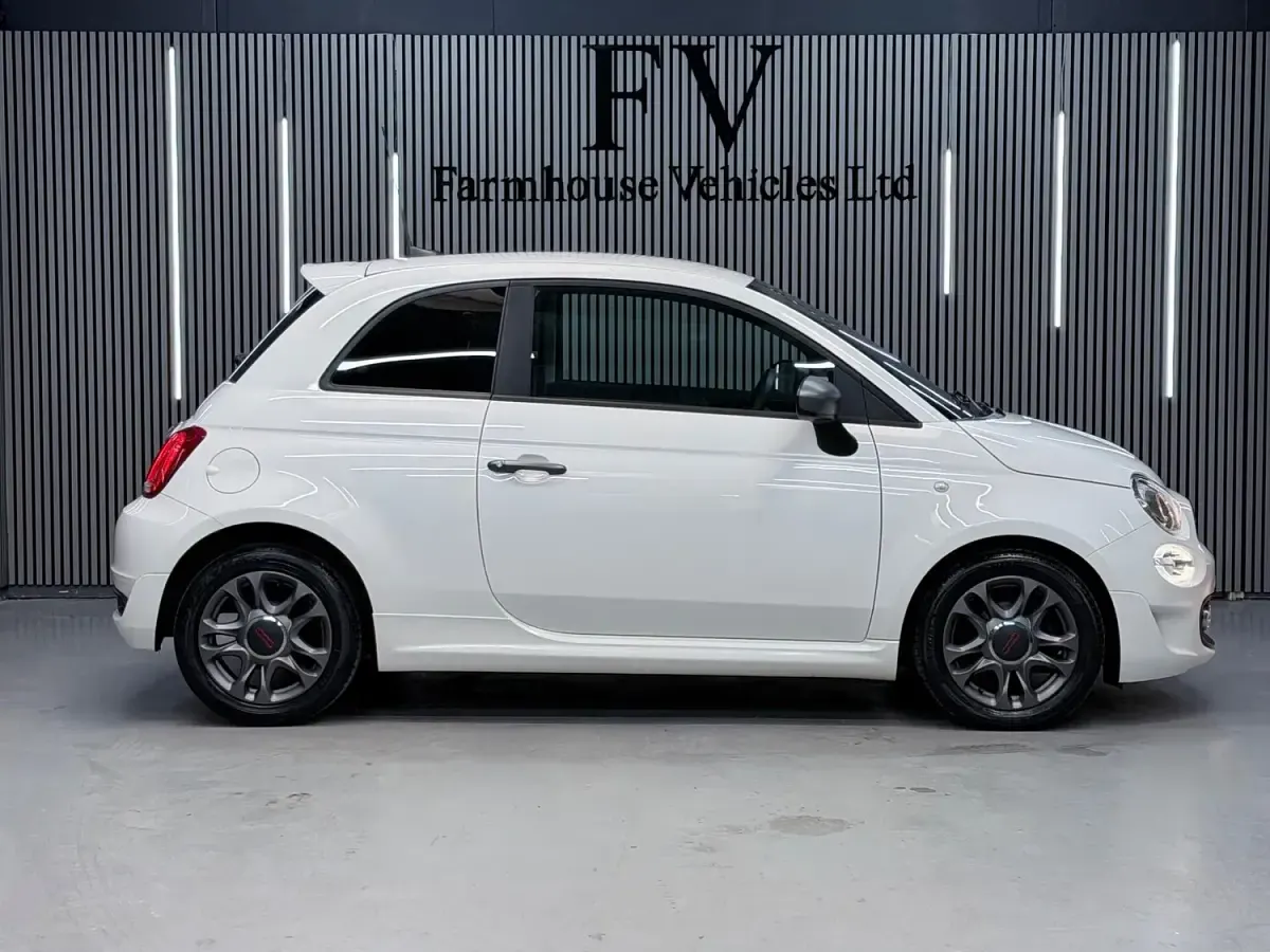 Used Fiat 500 S 69 HP (50 kW) 2017 White Hatchback