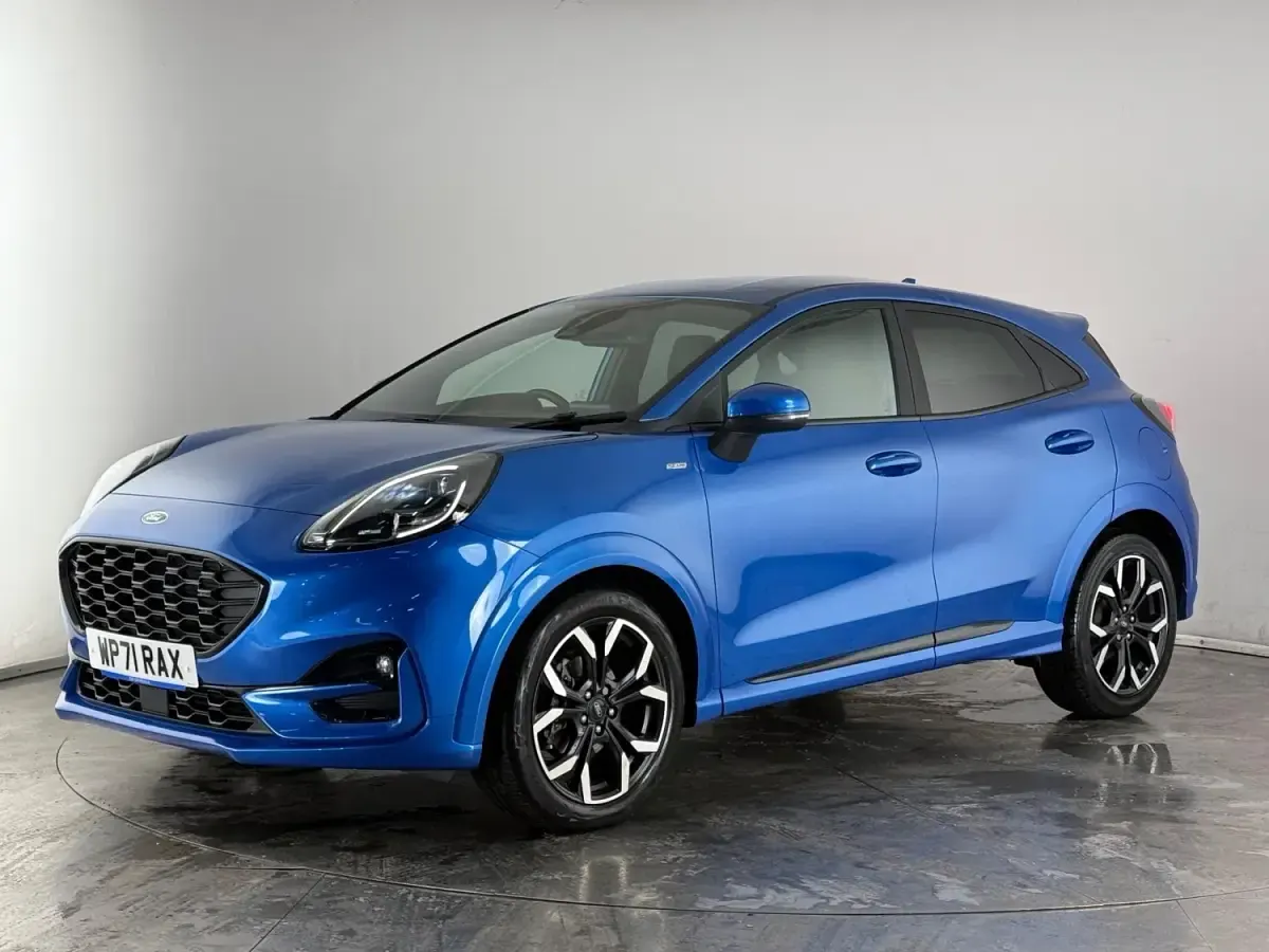 Second-hand Ford Puma ST-Line X 2021 Albastru Hatchback