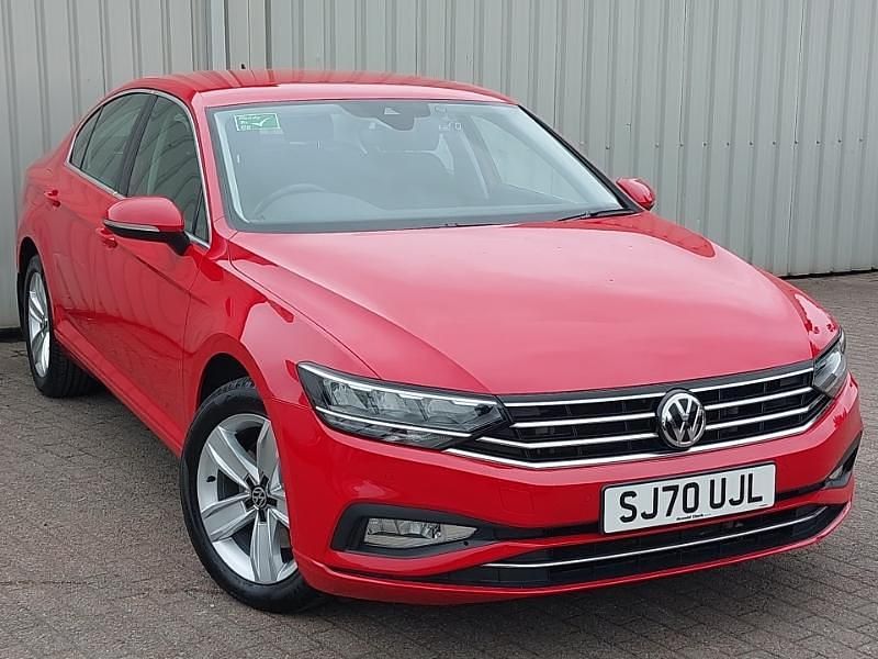 Red Used 2020 VW Passat SE Sedan | £17,498 (Fair price) - Image 1/4