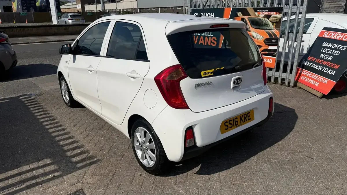 Used Kia Picanto Air 66 HP (48 kW) 2016 White Hatchback