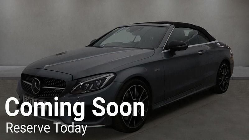 Grey Used 2017 Mercedes C43 AMG Premium Plus Cabriolet | £17,495 (Fair price) - Image 1/4