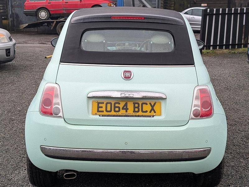 Used Fiat 500 Lounge 2014 Green Cabriolet