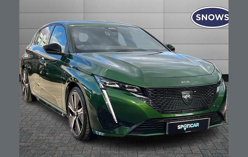 Green Used 2022 Peugeot 308 GT Hatchback | £18,309 - Image 1/4