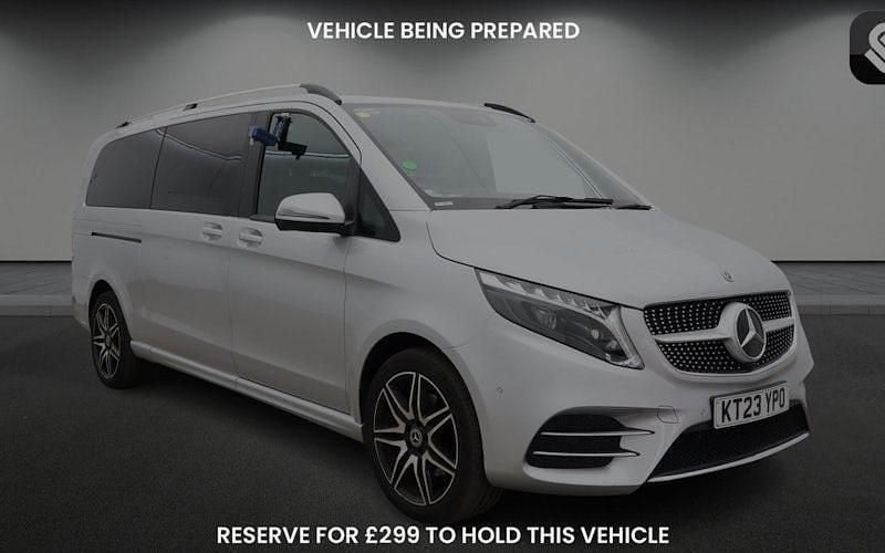 Silver Used 2023 Mercedes V220 AMG line MPV | £55,500 (Good price) - Image 1/4