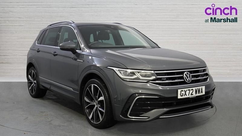 Grey Used 2022 VW Tiguan R-line SUV | £24,136 (Fair price) - Image 1/4