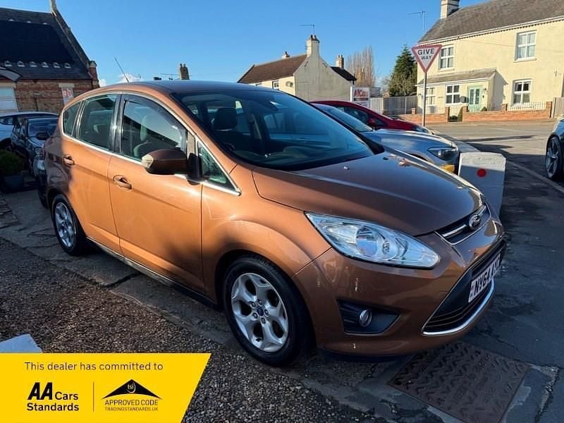 Used Ford C-MAX Zetec 103 HP (75 kW) 2014 Brown MPV