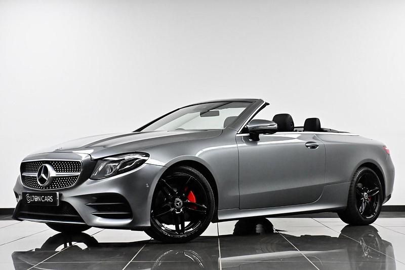 Used Mercedes E220 AMG line 194 HP (142 kW) 2019 Grey Cabriolet