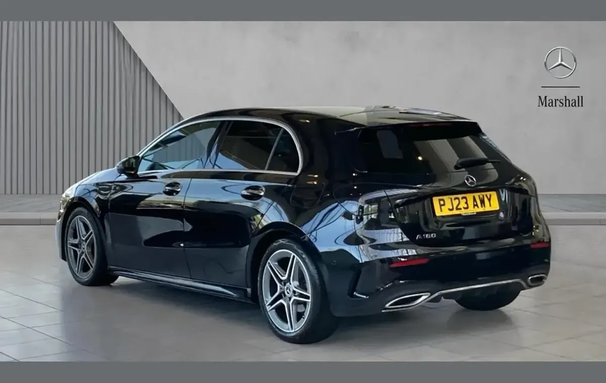 Used Mercedes A180 AMG Line Premium 134 HP (98 kW) 2023 Black Hatchback