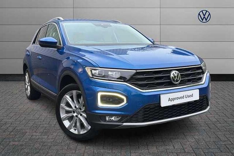 Blue Used 2020 VW T-Roc SEL SUV | £18,450 (Fair price) - Image 1/4