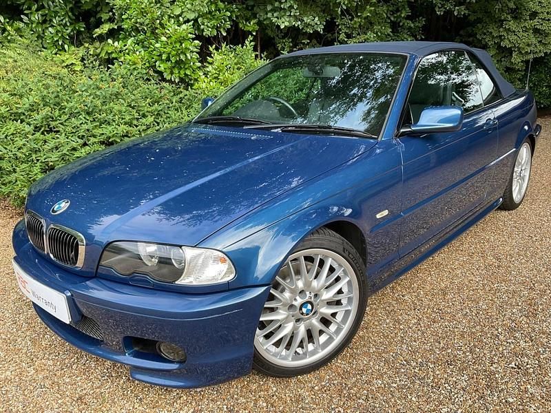 Used BMW 330 Sport Line 2003 Blue Cabriolet